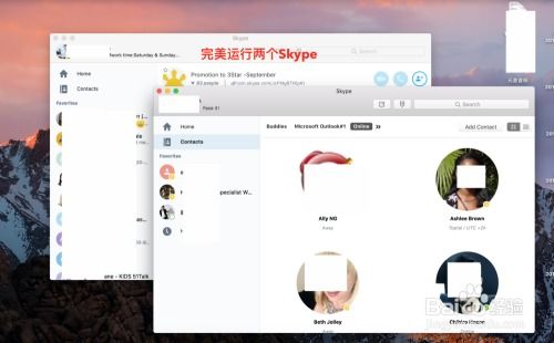 skype怎么打开两个,Skype双窗口操作指南